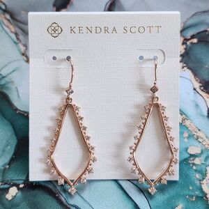 Kendra Scott Rose Gold Geometric Earrings
